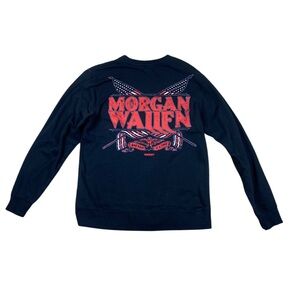 Morgan Wallen Country World Tour One Night At A Time Concert Black Crewneck M